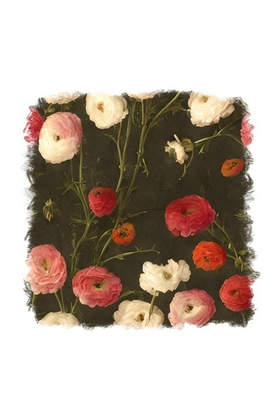 OEM Autocolant decorativ, flori, roz, 55 cm