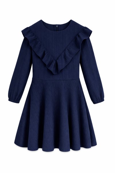 Yalçınoğlu Kids Girl's Dress Daily Comfortable Model 3-11 Years Old Cotton Pieces Children's Dress I Stylish Children's Dress I