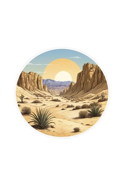 OEM Autocolant decorativ, Deșert, Galben