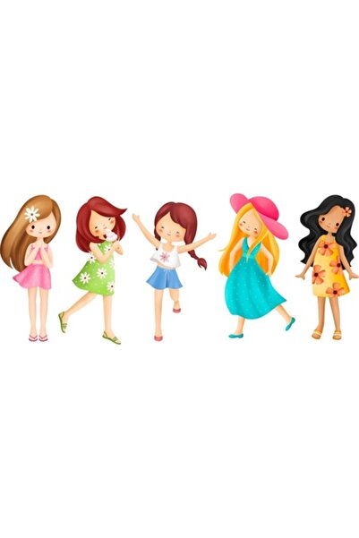 OEM Cute Girls Decorative Sticker