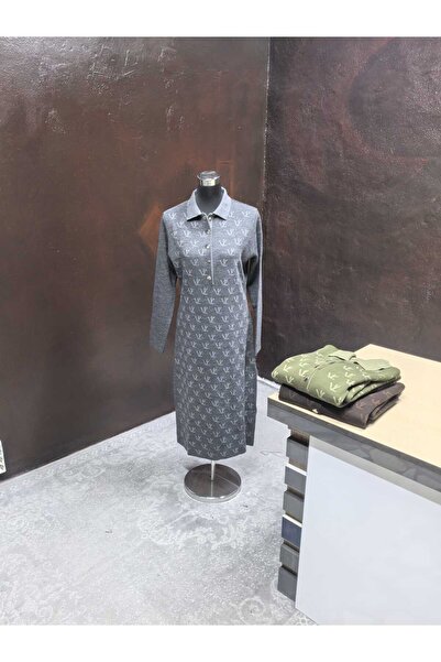 ABABEY POLO NECK DRESS