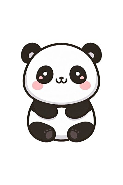 OEM Διακοσμητικό αυτοκόλλητο, αρκούδα πάντα, μαύρο