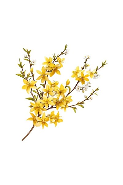 OEM Autocolant decorativ, floare, galben