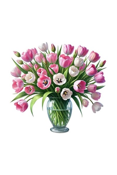 OEM Autocolant decorativ, buchet de flori, multicolor