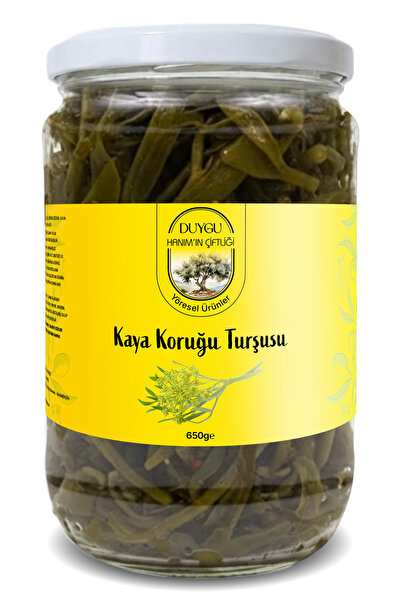 DUYGU HANIM'IN ÇİFTLİĞİ Kaya Koruğu Turşusu 650 Gr (Mezelik)