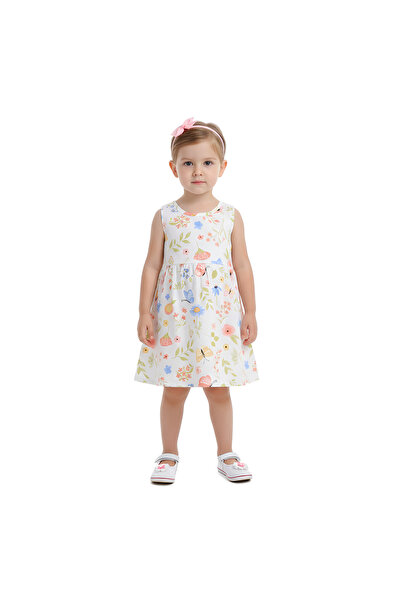 Bidani فستان أميرة كاجوال صغير للحديقة، ملون - من سنتين إلى 6 سنوات