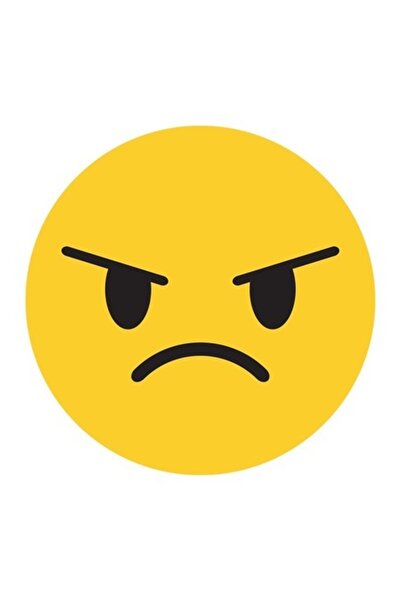 OEM Decorative Sticker, Emoji, Yellow