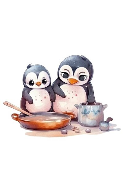 OEM Decorative Sticker, Penguins, 85 cm