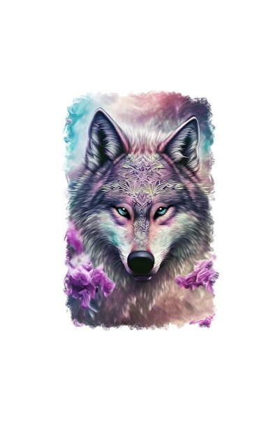 OEM Autocolant decorativ, Lup, Roz, 85 cm