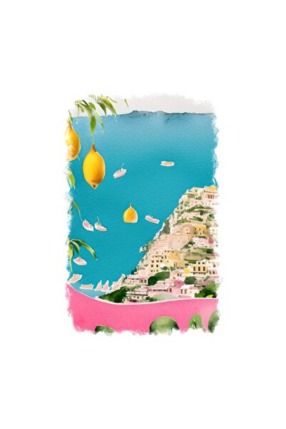 OEM Decorative Sticker, Greece, Multicolor, 85 cm