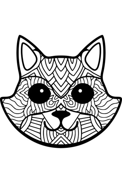 OEM Διακοσμητικό αυτοκόλλητο, Μάνταλα, Γάτα, Μαύρο, 64 εκ.