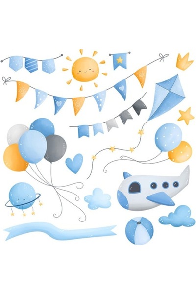 OEM Autocolant decorativ pentru camera copilului, băiat