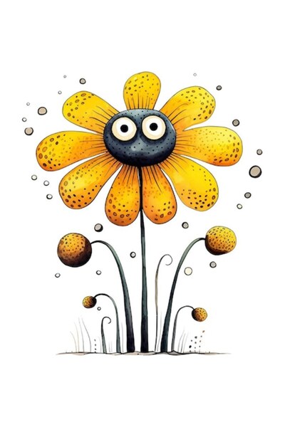 OEM Cute Flower Decorative Sticker