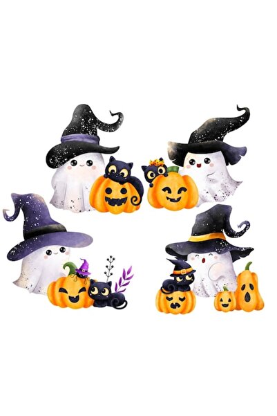OEM Decorative Sticker, Ghosts, Pumpkins