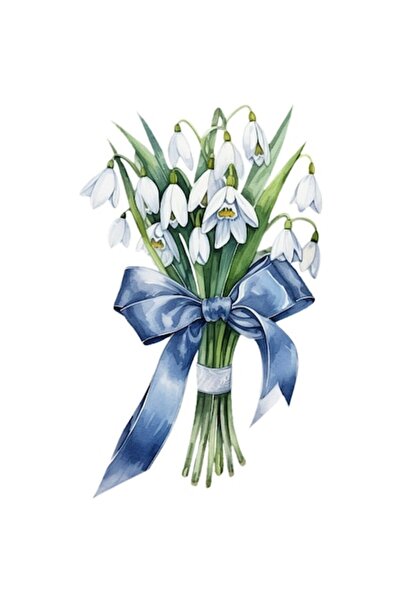 OEM Autocolant decorativ, ghiocei, albastru