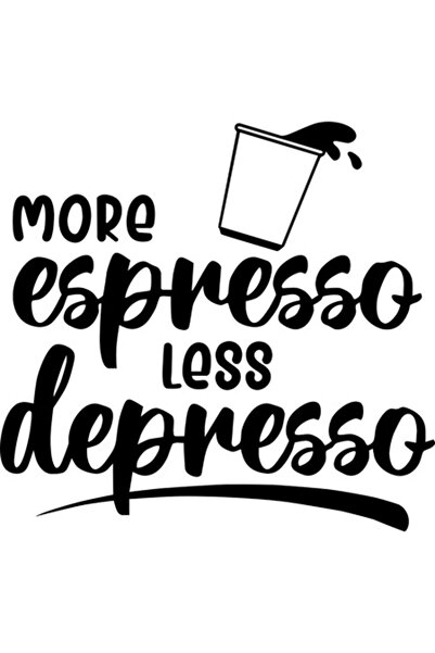 OEM Esspres Depress Decorative Sticker