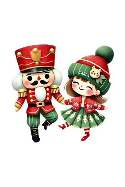 OEM Autocolant decorativ, Crăciun, Fată, Verde