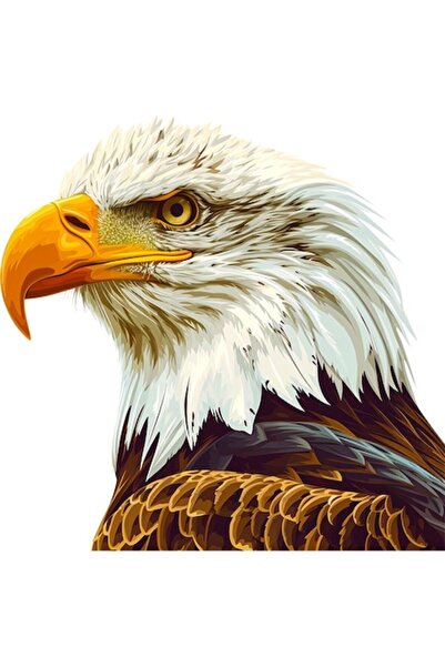 OEM Autocolant decorativ, vultur, alb