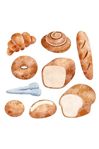 OEM Decorative Sticker, Pretzel, Bread