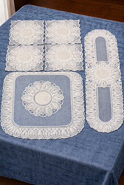 Afkar Albayet Tablecloth Jewel Set 6 Pieces