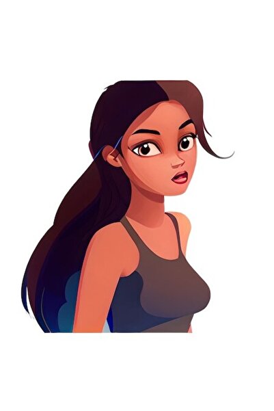 OEM Διακοσμητικό αυτοκόλλητο, Γυναίκα, Καφέ, 71 εκ.