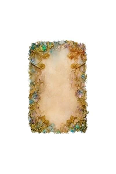 OEM Autocolant decorativ abstract, auriu, 85 cm