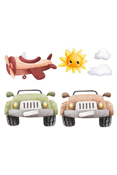 OEM Autocolant decorativ, mașină, soare, elicopter