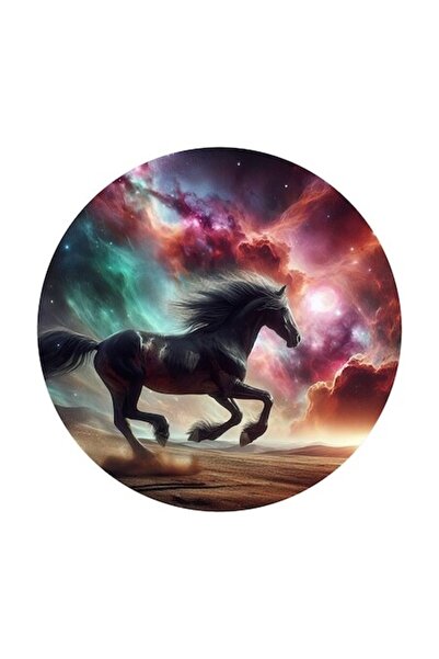 OEM Διακοσμητικό αυτοκόλλητο, Άλογο, Πολύχρωμο