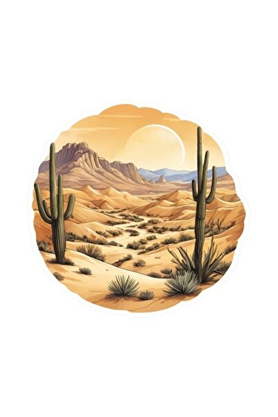 OEM Autocolant decorativ, Deșert, Galben