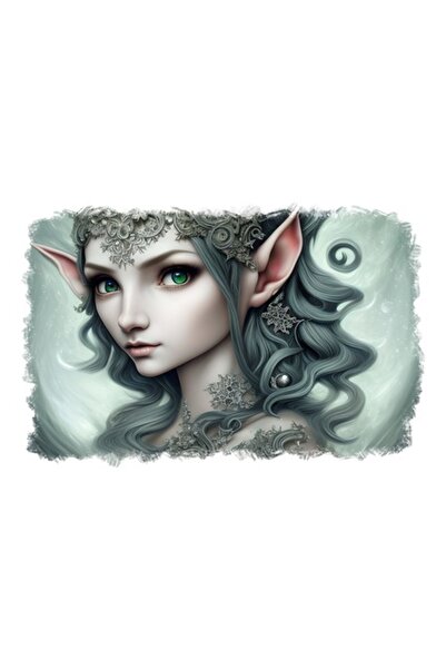 OEM Autocolant decorativ, Zână, Verde, 85 cm