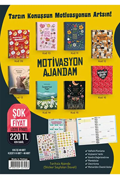 Nesil Yayınları Motivasyon Ajandam