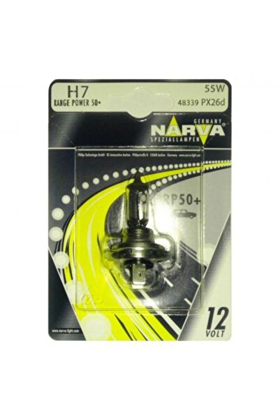 Narva Bec far auto cu halogen H7 55W 12V, putere +50%