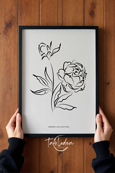 tablodea Μινιμαλιστικός πίνακας με λουλούδια TD Μοντέρνος κομψός διακοσμητικό...