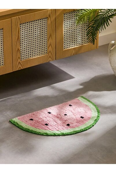 LC Waikiki Lcw Home Mixed Watermelon Printed Bath Mat 40X60 cm