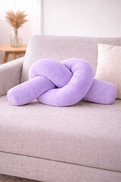 CHIZGY Welsoft Fleece Plush Knots Pillow Decorative Knots Cushion Soft-Textured