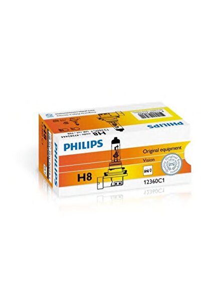 Philips Bec far auto cu halogen Vision +30% H8 35W 12V