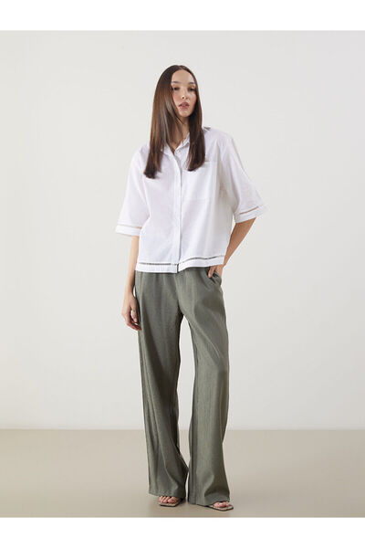 LC Waikiki Pantaloni pentru femei Özmarka New Season cu talie elastică