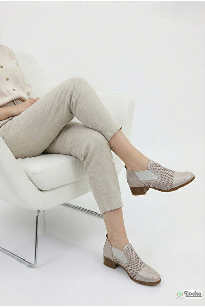 Mammamia Kadın Hakiki Deri Ortopedik Klasik Tarz Şık Yazlık Ayakkabı M27YA/815