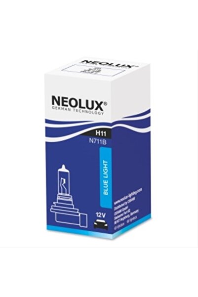 NEOLUX Bec auto cu halogen H11 55W 12V cu lumină albastră