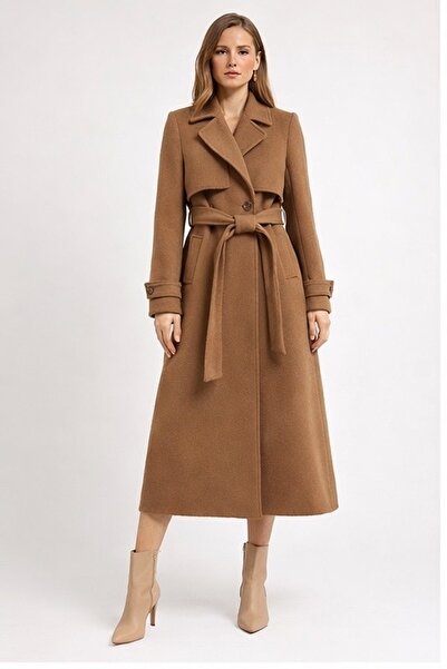 Marjinal Kadın Kaşe Kaban