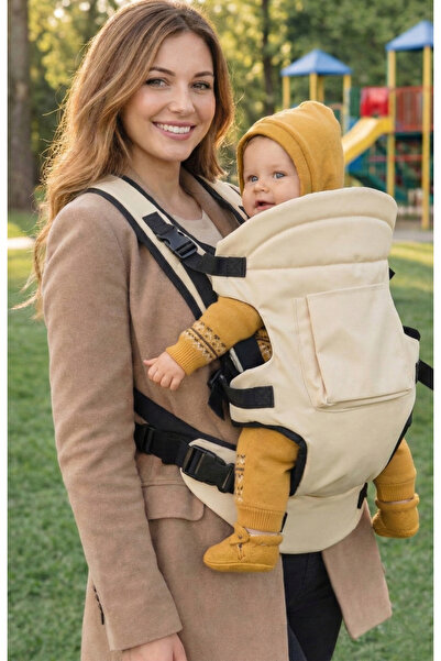 USF Çift Yönlü Bebek Taşıma Kangurusu Bel Destekli Ergonomik Bebek Taşıyıcı K...