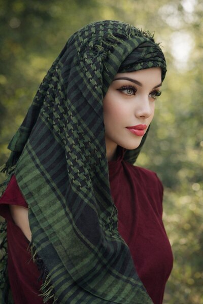 ALDAIYR كوفية بتصميم فلسطيني