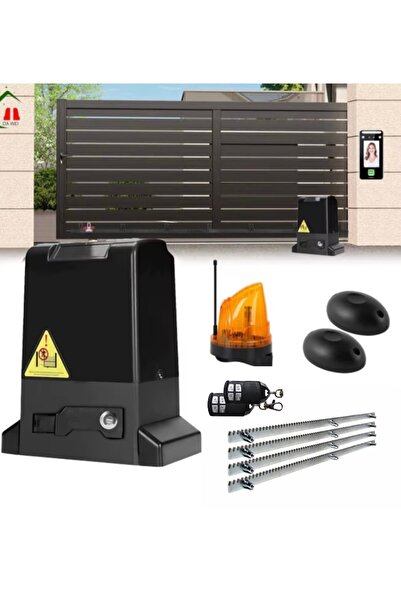 DMR 2200 KG Taşıma Kapasiteli Otomatik Sürgülü Yana Kayar Bahçe Garaj Kapısı ...