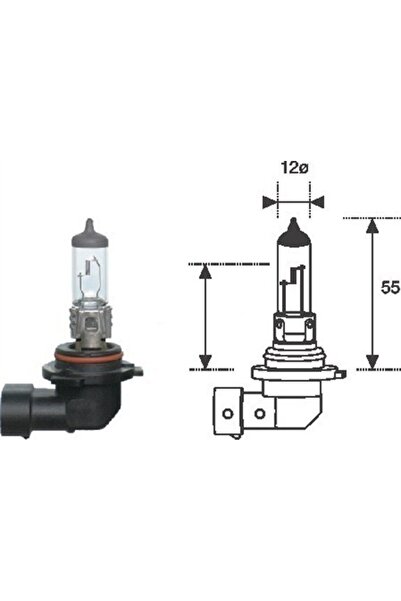 Narva Bec auto cu halogen HB4 51W 12V Power Blue