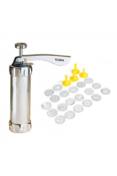Floria Aparat pentru fursecuri si biscuiti ZLN2652, set complet cu 20 forme s...