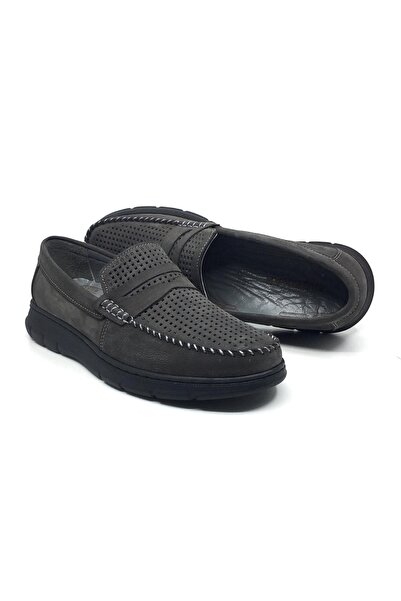 Taşpınar Ayakkabı 020 100% Genuine Nubuck Leather Orthopedic Men's Summer Com...