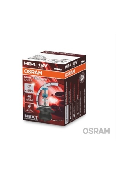 Osram Bec auto cu halogen Night Breaker HB4 12V 51W