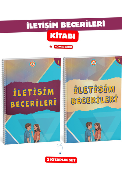 Koyu Siyah Kitap İLETİŞİM BECERİLERİ DERS KİTABI 1-2 ( ÖZEL EĞİTİM/REHABİLİTA...
