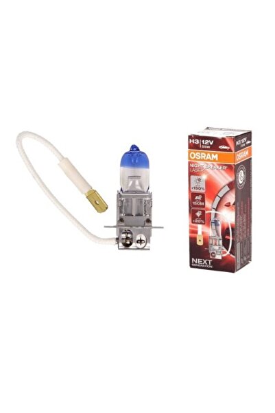 Osram Bec auto cu halogen Night Breaker Laser Next Generation +150% H3 55W 12...