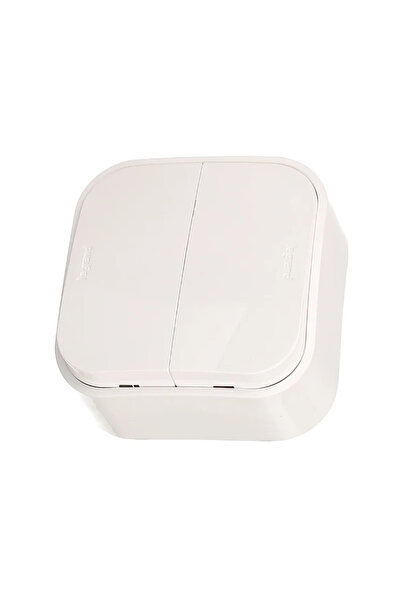 OEM Intrerupator dublu Legrand Forix, montaj aplicat, interior, IP20, alb